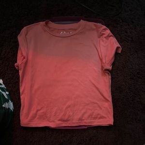 small, pink, crop top